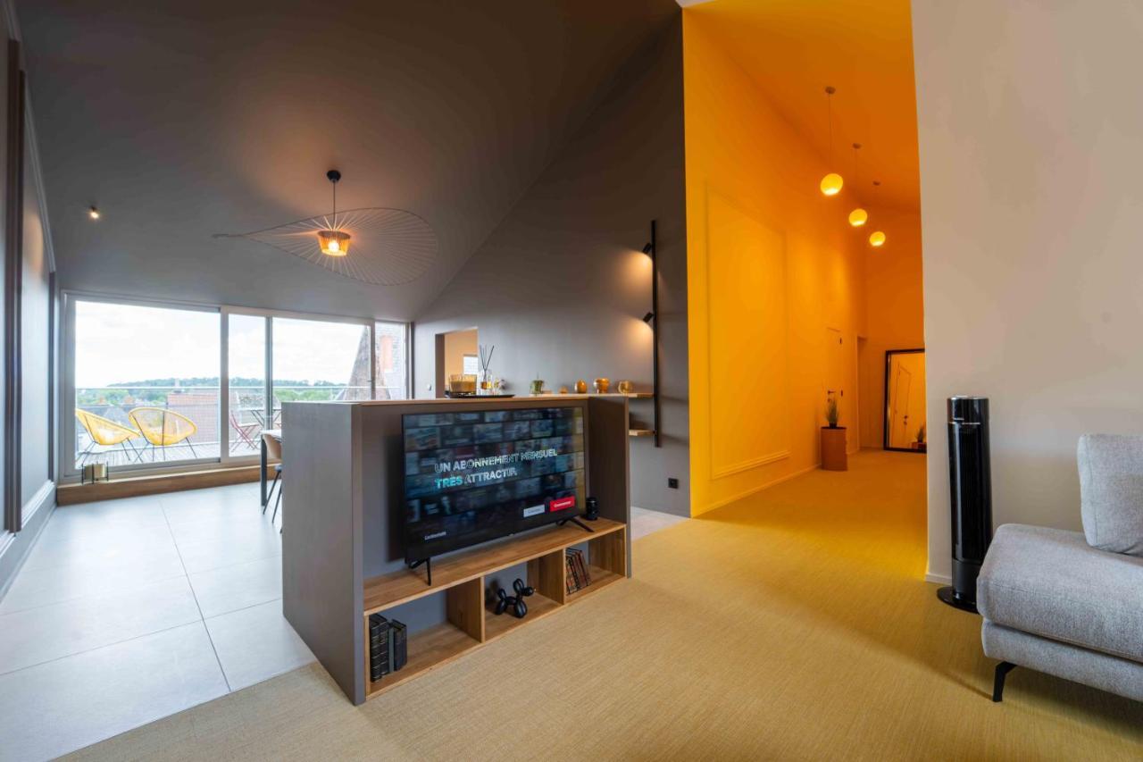 Luxury Penthouse & Terrace - Mons City Center 외부 사진