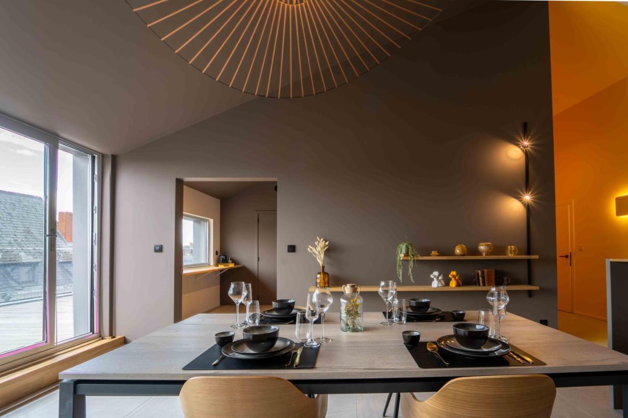 Luxury Penthouse & Terrace - Mons City Center 외부 사진