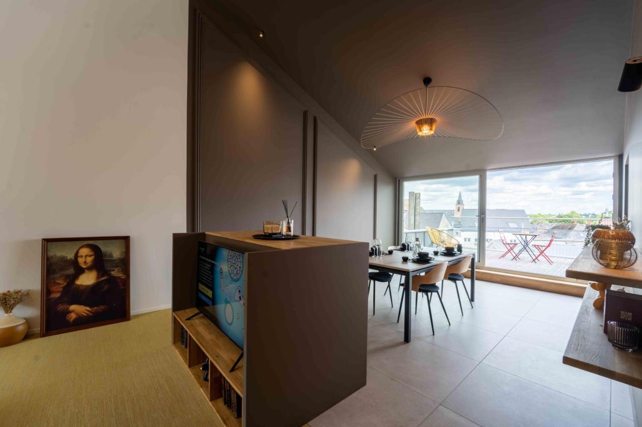 Luxury Penthouse & Terrace - Mons City Center 외부 사진